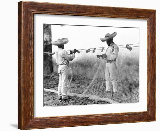 Fishermen with Nets, Mexico, C.1926-Tina Modotti-Framed Giclee Print