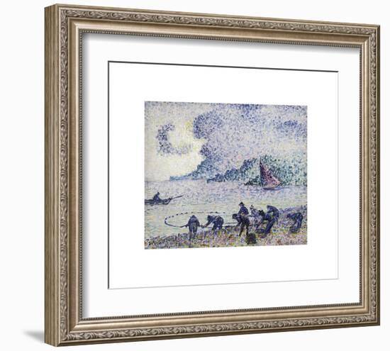 Fishermen-Henri Edmond Cross-Framed Premium Giclee Print