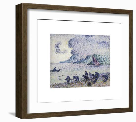 Fishermen-Henri Edmond Cross-Framed Premium Giclee Print