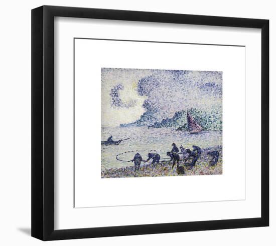 Fishermen-Henri Edmond Cross-Framed Premium Giclee Print