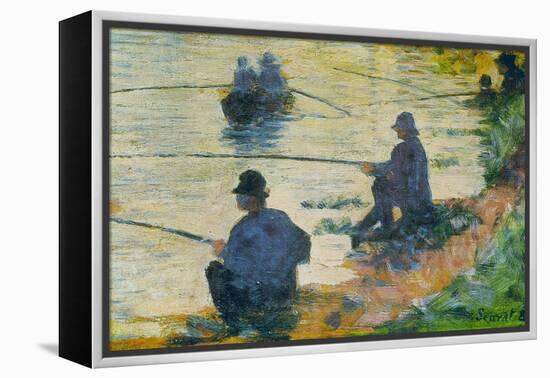 Fishermen-Georges Seurat-Framed Stretched Canvas