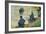 Fishermen-Georges Seurat-Framed Art Print