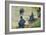 Fishermen-Georges Seurat-Framed Art Print