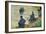 Fishermen-Georges Seurat-Framed Art Print