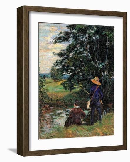 Fishermen-Jean-Baptiste-Armand Guillaumin-Framed Art Print