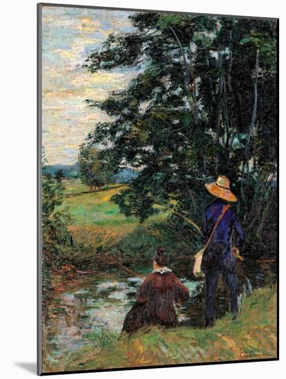 Fishermen-Jean-Baptiste-Armand Guillaumin-Mounted Art Print