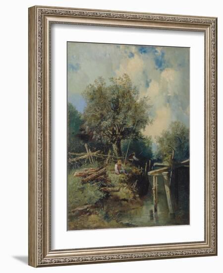 Fishermen-Juli Julievich Klever-Framed Giclee Print