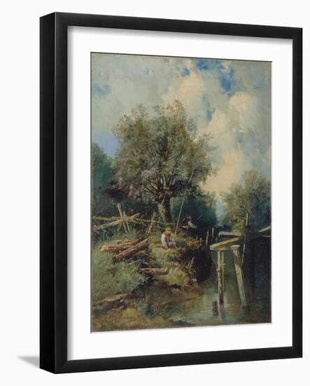 Fishermen-Juli Julievich Klever-Framed Giclee Print