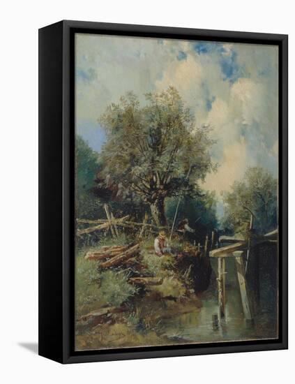 Fishermen-Juli Julievich Klever-Framed Premier Image Canvas