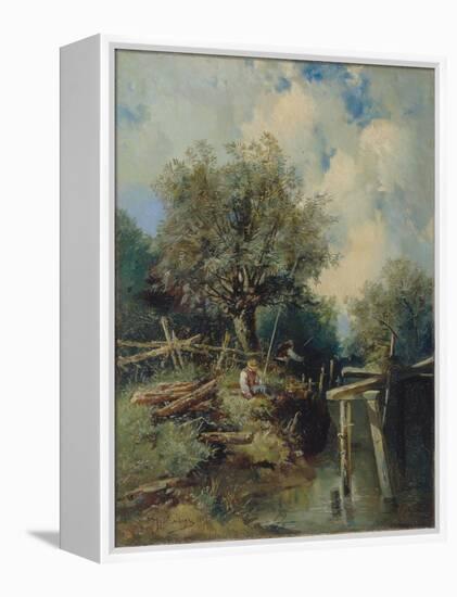 Fishermen-Juli Julievich Klever-Framed Premier Image Canvas