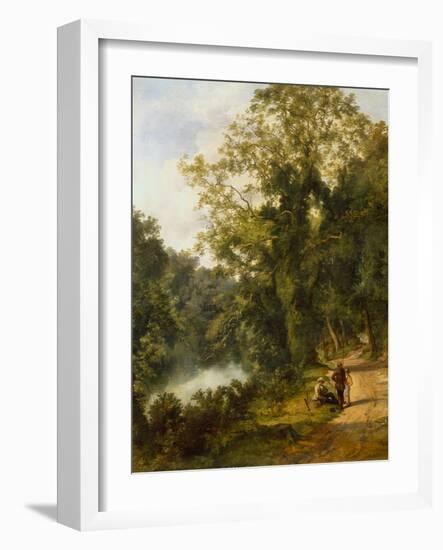 Fishermens Tales, 1853-Thomas Creswick-Framed Giclee Print