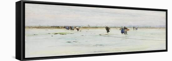 Fisherwomen on the Shore-James Webb-Framed Premier Image Canvas