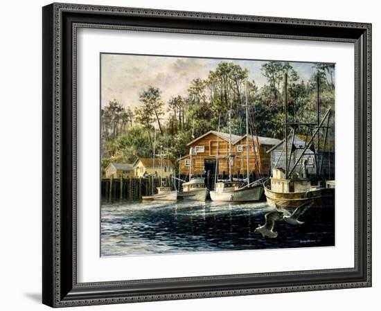 Fishes Fiercest Foursome-Nicky Boehme-Framed Giclee Print