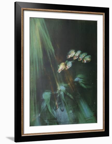 Fishes-Kaïko Moti-Framed Premium Edition