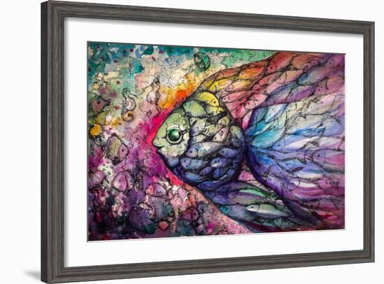 Fishes-DannyWilde-Framed Art Print