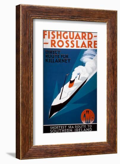 Fishguard Roeselare-null-Framed Art Print