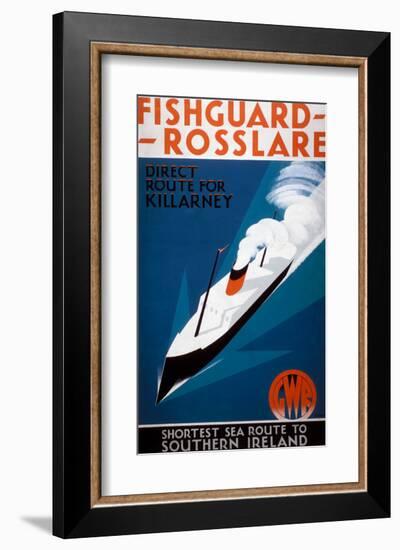 Fishguard Roeselare-null-Framed Art Print