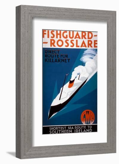 Fishguard Roeselare-null-Framed Art Print