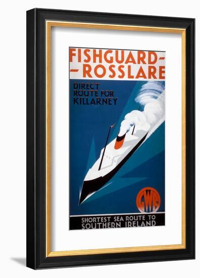 Fishguard Roeselare-null-Framed Art Print