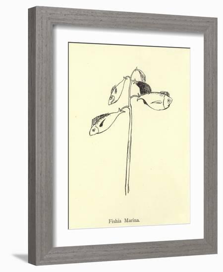 Fishia Marina-Edward Lear-Framed Giclee Print