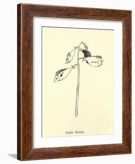 Fishia Marina-Edward Lear-Framed Giclee Print