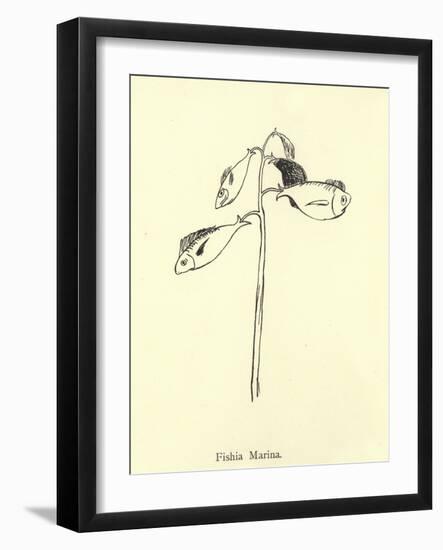 Fishia Marina-Edward Lear-Framed Giclee Print