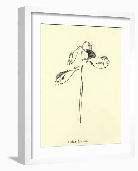 Fishia Marina-Edward Lear-Framed Giclee Print