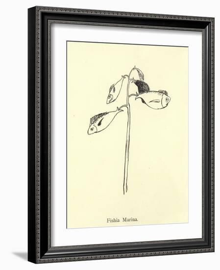 Fishia Marina-Edward Lear-Framed Giclee Print