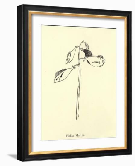 Fishia Marina-Edward Lear-Framed Giclee Print