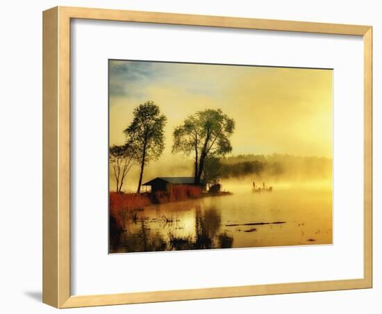 Fishin' Boat-Danny Head-Framed Art Print