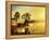 Fishin' Boat-Danny Head-Framed Stretched Canvas