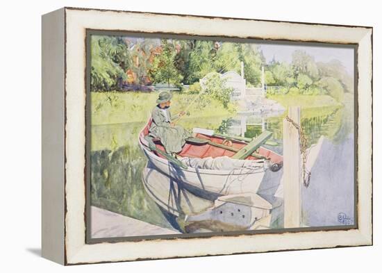 Fishing, 1909-Carl Larsson-Framed Premier Image Canvas