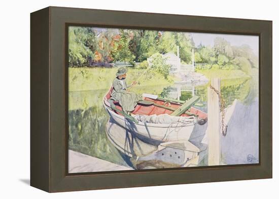 Fishing, 1909-Carl Larsson-Framed Premier Image Canvas