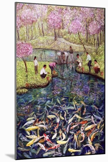 Fishing, 1996-Komi Chen-Mounted Giclee Print