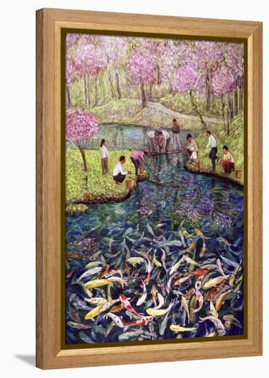 Fishing, 1996-Komi Chen-Framed Premier Image Canvas