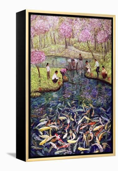 Fishing, 1996-Komi Chen-Framed Premier Image Canvas