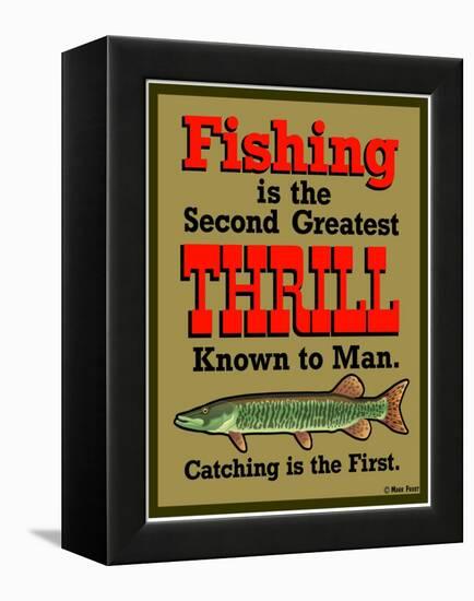 Fishing 2nd Thrill-Mark Frost-Framed Premier Image Canvas