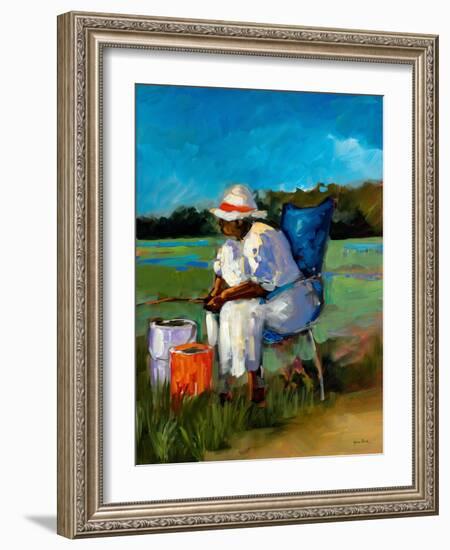 Fishing Again-Jane Slivka-Framed Art Print