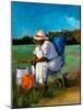 Fishing Again-Jane Slivka-Mounted Art Print