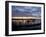 Fishing and Crabbing Boats at Low Tide after Sunset, in Dock at the End of the Road in Grayland-Aaron McCoy-Framed Photographic Print