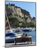 Fishing and Leisure Boats Moored at the Key Side, Harbour in Cassis Cote d'Azur, Var, France-Per Karlsson-Mounted Photographic Print