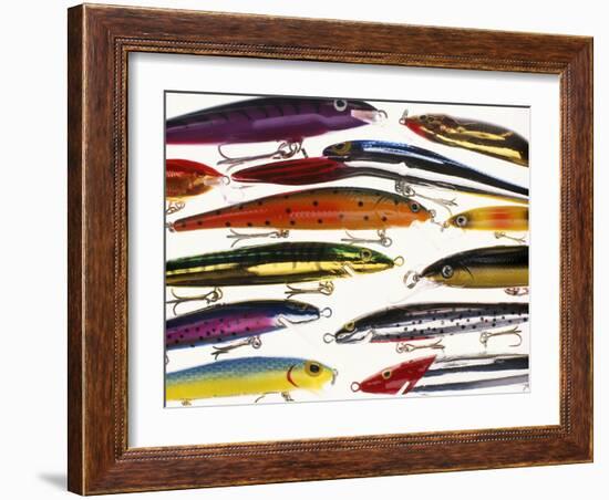 Fishing Artificial Lures, Thin Minnows-Anthony Harrison-Framed Photographic Print