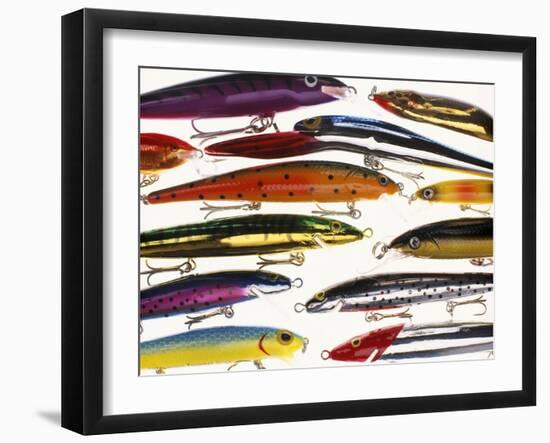 Fishing Artificial Lures, Thin Minnows-Anthony Harrison-Framed Photographic Print