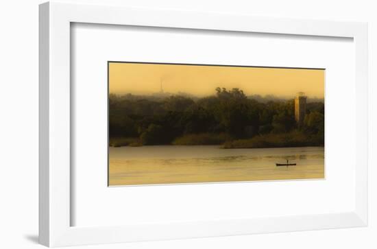 Fishing At Sunset-Lisandro Trarbach-Framed Giclee Print