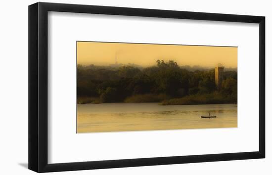 Fishing At Sunset-Lisandro Trarbach-Framed Giclee Print