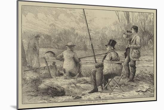 Fishing at The Bay, West Drayton-Frank Feller-Mounted Giclee Print