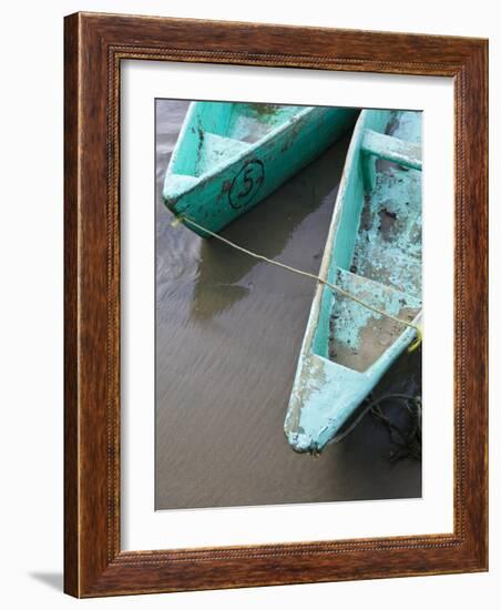 Fishing Boat, Barra De Potosi, Guerrero, Mexico-Walter Bibikow-Framed Photographic Print