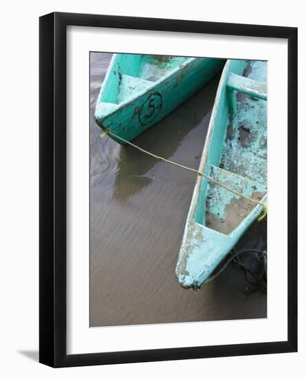 Fishing Boat, Barra De Potosi, Guerrero, Mexico-Walter Bibikow-Framed Photographic Print