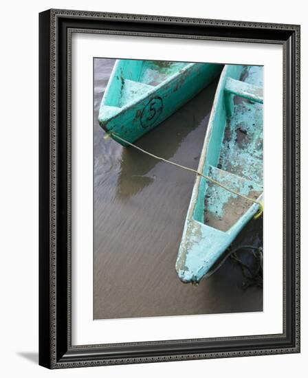 Fishing Boat, Barra De Potosi, Guerrero, Mexico-Walter Bibikow-Framed Photographic Print