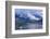 Fishing boat, clearing morning mists, Sitka Sound, Sitka, Northern Panhandle, Southeast Alaska, Uni-Eleanor Scriven-Framed Photographic Print